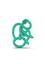 Игрушка-прорезыватель Matchstick Monkey Маленькая танцующая Обезьянка, 10 см, зеленая (MM-МMT-008) - миниатюра 2