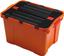 Ящик-контейнер пластиковий з кришкою і кліпсами Heidrun Factory, 80 л, 59х46х40 см, помаранчевий (1646) - мініатюра 1