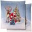 Наволочка новорічна Lefard Home Textile Bernard гобеленова з люрексом, 45х45 см (716-185) - мініатюра 1