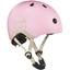 Шлем защитный детский Scoot and Ride с фонариком 45-51 см светло-розовый (SR-181206-ROSE) - миниатюра 1