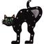 Декор Yes! Fun Halloween Черный Кот LED, 30 см (973694) - миниатюра 1