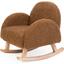 Крісло-гойдалка Childhome Teddy brown, коричневе (RCKTOB) - мініатюра 1