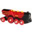 Могучий красный локомотив для железной дороги Brio на батарейках (33592) - миниатюра 2