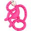Игрушка-прорезыватель Matchstick Monkey Маленькая танцующая Обезьянка, 10 см, розовая (MM-МMT-003) - миниатюра 1