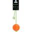 Мячик Liker 7 Lumi на шнуре, 7 см, оранжевый (6283) - миниатюра 1