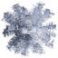 Куля-сніжинка Novogod'ko велика срібляста (980458) - мініатюра 1