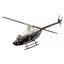 Вертоліт Mondo Helicopter Security Italia, чорний (57001) - мініатюра 1