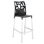 Барный стул Papatya X-Treme Ego-Rock, черный с белым (4820128120338) - миниатюра 1