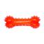 Іграшка для собак Fox Кісточка, з ароматом ванілі, 8 см, червона - мініатюра 1