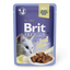 Вологий корм для дорослих котів Brit Premium Cat pouch, з яловичиною, 85 г - мініатюра 1