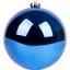 Новогодняя игрушка Novogod'ko Шар 15 cм глянцевая синяя (974062) - миниатюра 1