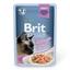Вологий корм для стерилізованих котів Brit Premium Cat, філе лосося в соусі, 85 г - мініатюра 1