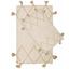 Набор ковриков Irya Agnes krem, кремовый (svt-2000022299565) - миниатюра 1