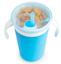 Чашка-контейнер Munchkin Snack and Sip, 266 мл, голубой (10867.01) - миниатюра 4