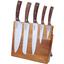 Набір кухонних ножів Heinner Damascus Style з фіксованим лезом, 6 предметів (HR-EVI-6DSC) - мініатюра 1