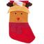 Інтер'єрна шкарпетка для подарунків Offtop Олень червона (855066) - мініатюра 1