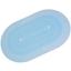 Килимок суперпоглинаючий у ванну Stenson 80x50 см овальний світло-синій (26286) - мініатюра 3