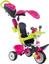 Трехколесный велосипед Smoby Toys Беби Драйвер с козырьком и багажником, розовый (741201) - миниатюра 2