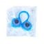 Игрушка детская пальчиковая глаза D1 Offtop, синий (833857) - миниатюра 1