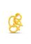 Іграшка-прорізувач Matchstick Monkey Маленька танцююча Мавпочка, 10 см, жовта (MM-МMT-006) - мініатюра 2