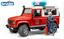 Пожарный джип Bruder Land Rover Defender с фигуркой пожарного, 28 см (02596) - миниатюра 3