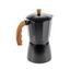 Гейзерная кофеварка Holmer CF-0450-BW Natural 450 мл черная (CF-0450-BW Natural) - миниатюра 2