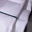Одеяло пуховое MirSon Imperial Style, зимнее, 205х140 см, белое с зеленым кантом - миниатюра 7