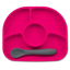 Силіконова тарілка на присосці з ложкою BBluv, рожевий (B0153-P) - мініатюра 1