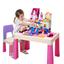 Дитячий функціональний столик і стільчик Poppet 5в1, рожевий (PP-002P) - мініатюра 5