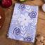Полотенце вафельное MirSon №506 Waffle Blue flowers, 90х45 см (2200006739678) - миниатюра 1