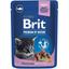 Вологий корм Brit Premium Cat Pouch біла риба у соусі для кошенят 100 г - мініатюра 1