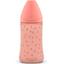 Пляшечка для годування Suavinex Basics, 3-позиційна соска, 270 мл, рожевий, 2 шт. (307608/2) - мініатюра 1