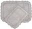 Набор ковриков Irya Darya gri, 90х60 см и 60х40 см, серый (svt-2000022264563) - миниатюра 1
