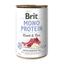 Монопротеїновий вологий корм для собак з чутливим травленням Brit Mono Protein Lamb&Rice, з ягням і рисом, 400 г - мініатюра 1