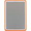 Зеркало косметическое Titania в раме 14х10 см оранжевое (1520 L оранж) - миниатюра 1