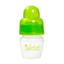 Пляшечка для годування Lindo, з силіконовою соскою, 40 мл, зелений (LI 100 зел) - мініатюра 1