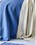 Набор постельное белье с покрывалом и пледом Karaca Home Levni mavi 2020-1, евро, синий, 8 предметов (svt-2000022238762) - миниатюра 3