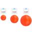 Набір м'ячиків Liker Mix, 3 шт., помаранчевий (6270) - мініатюра 1
