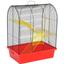 Клетка для грызунов Лорі Бунгало 3, 33х23х43 см, краска, в ассортименте (К010) - миниатюра 4