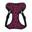 Шлея для собак Bronzedog Sport Леопард XS 14х12х2 см рожева - мініатюра 2