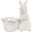 Держатель для яиц Lefard Кролик с капустой 10 см белый (149-478) - миниатюра 1