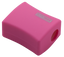 Точилка з контейнером Buromax Rubber Touch, рожевий (BM.4778-1) - мініатюра 1