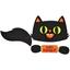 Набір декоративних наліпок Yes! Fun Halloween Чорний кіт, 5 шт. (973530) - мініатюра 1