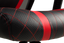 Геймерське крісло GT Racer чорне з червоним (X-6674 Black/Red) - мініатюра 6