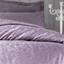 Комплект постільної білизни Victoria Deluxe Jacquard Sateen Rimma, 200x220, сатин, жаккард, фіолетовий (2200000548818) - мініатюра 2