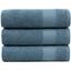 Рушник махровий Lotus Home Dena, 140х70 см, сіро-синій (svt-2000022301176) - мініатюра 1