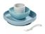 Набор силиконовой посуды Beaba Babycook, 4 предмета, серый с голубым (913472) - миниатюра 1
