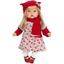 Лялька Nines d`Onil Tita Winter у червоній шапочці, 45 см (6072) - мініатюра 1