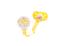 Ланцюжок для пустушки Baby Team Джунглі, жовтий (3331) - мініатюра 1