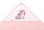 Полотенце с капюшоном BabyOno Единорог, 100х100 см, розовый (346/01) - миниатюра 2
